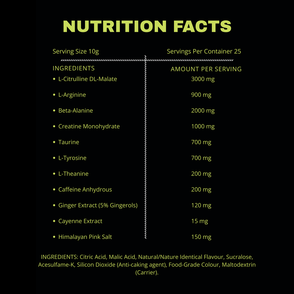 REXXX Pre Workout Powder 250g by PURENEX+ - view 4