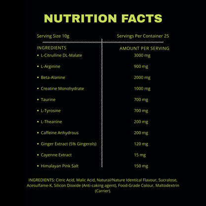 REXXX Pre Workout Powder 250g by PURENEX+ - view 4
