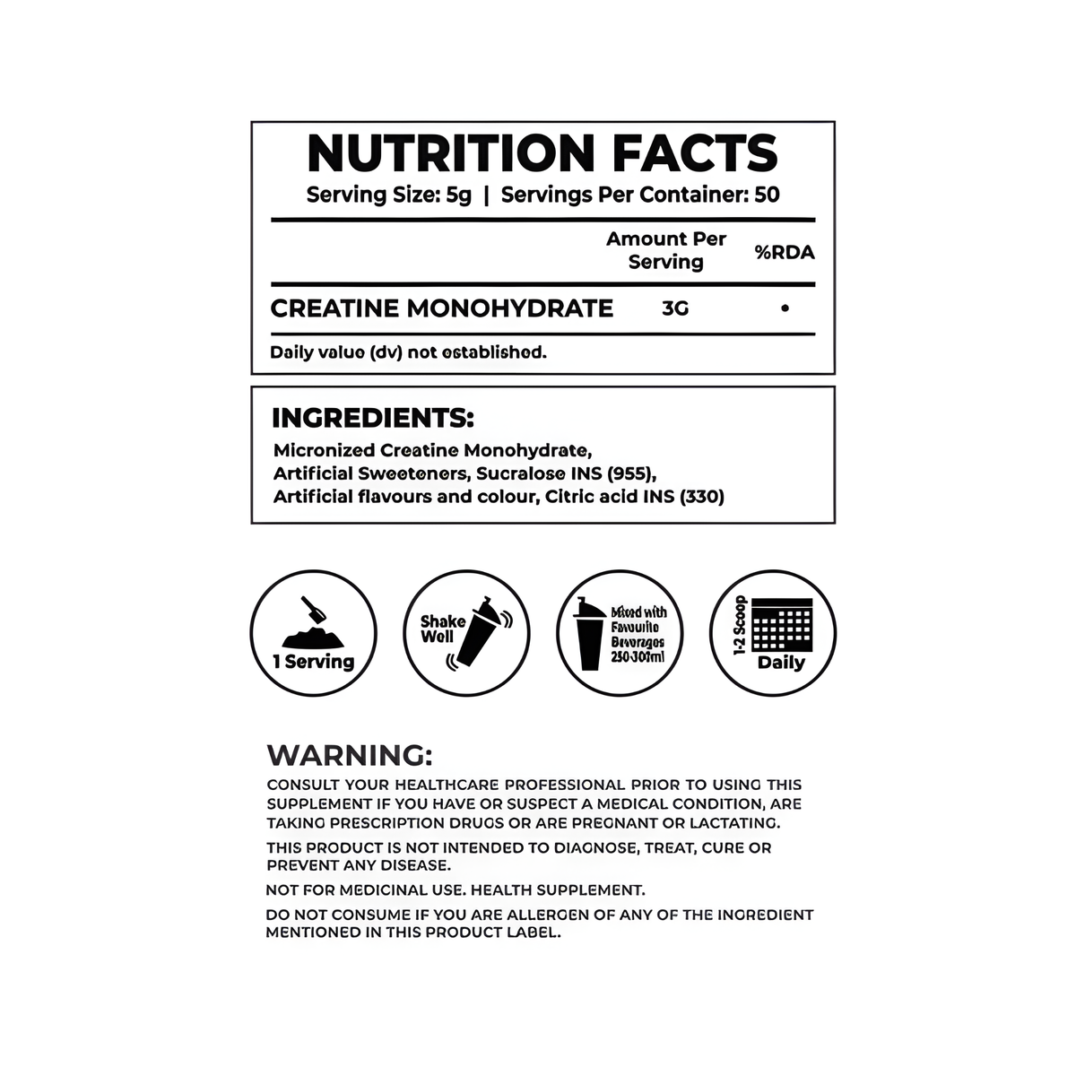 Clean Creatine Monohydrate 250g by PURENEX+ - view 3