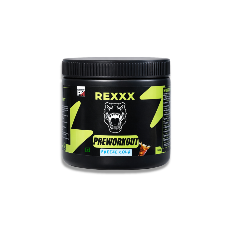 REXXX Pre Workout Powder 250g by PURENEX+