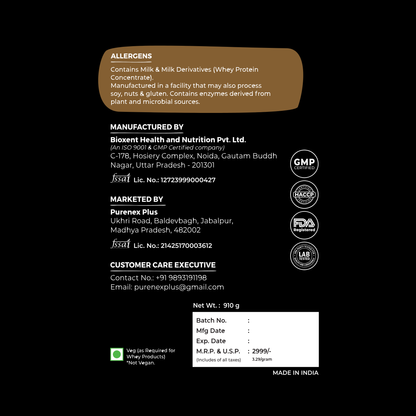 TRUE BLEND Cold Coffee Whey and Pea Protein Powder by PURENEX+ - view 3