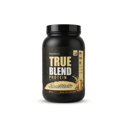 TRUE BLEND Almond Pistachio Whey and Pea Protein Powder by PURENEX+